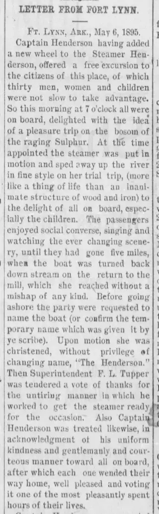 other Newspaper clipping from May 7, 1895 5989217
