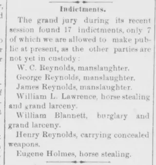 Crime Newspaper clipping from Feb 27, 1886 5989951