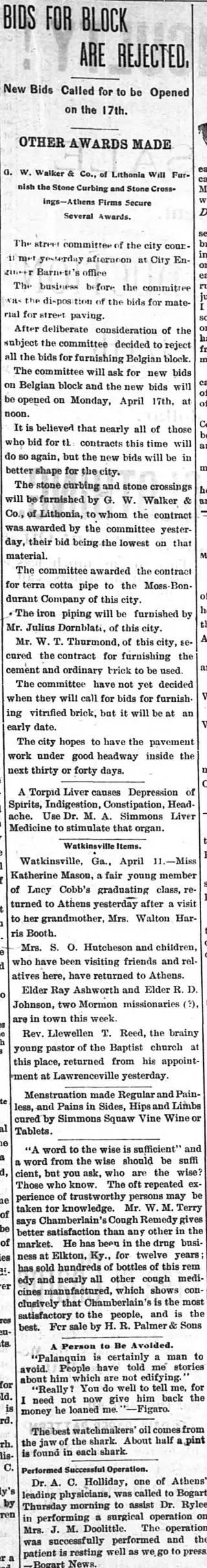 other Newspaper clipping from Apr 14, 1899 5989999