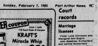 other Newspaper clipping from Feb 7, 1982 5990307