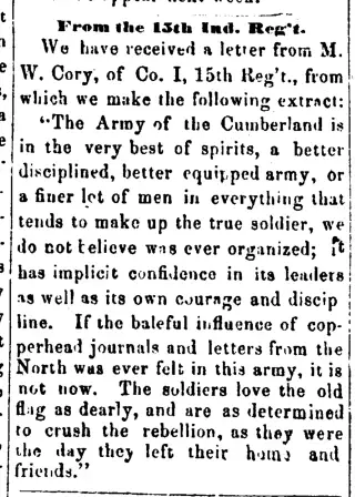 other Newspaper clipping from May 6, 1863 5990810