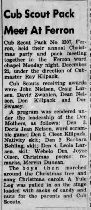other Newspaper clipping from Dec 24, 1959 5991215