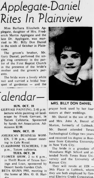 other Newspaper clipping from Oct 15, 1964 5991569
