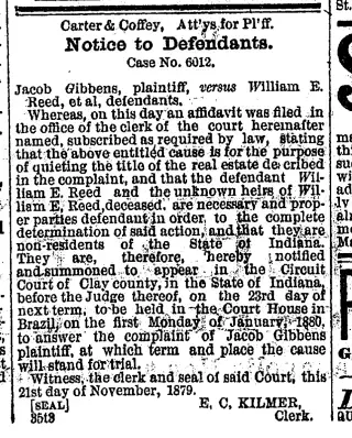 other Newspaper clipping from Dec 11, 1879 5991679