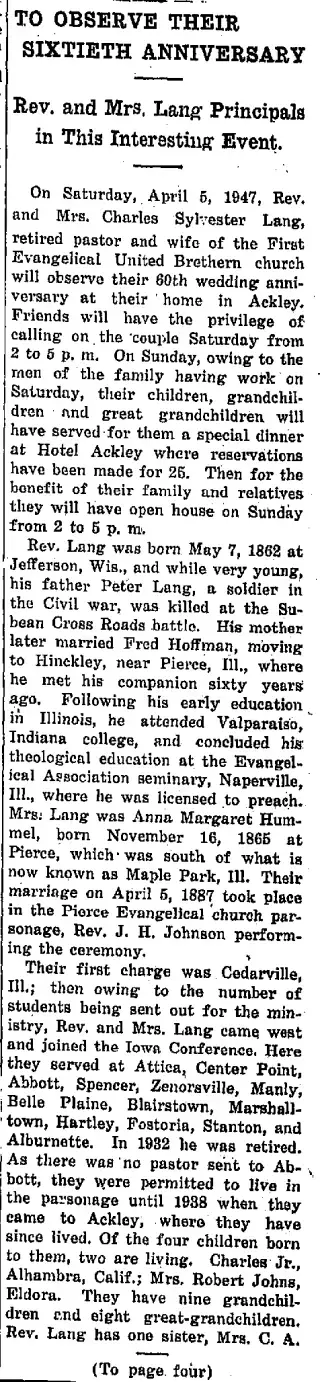 other Newspaper clipping from Apr 3, 1947 5991703
