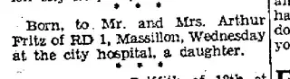 Birth Newspaper clipping from Mar 15, 1945 5991834