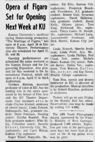 other Newspaper clipping from Apr 9, 1965 5992059