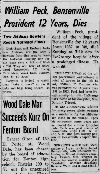 other Newspaper clipping from Dec 6, 1956 5992381