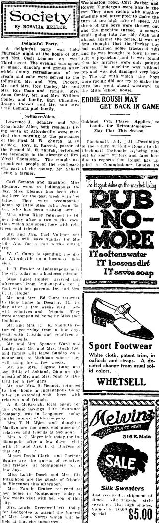 other Newspaper clipping from Jul 21, 1922 5993258