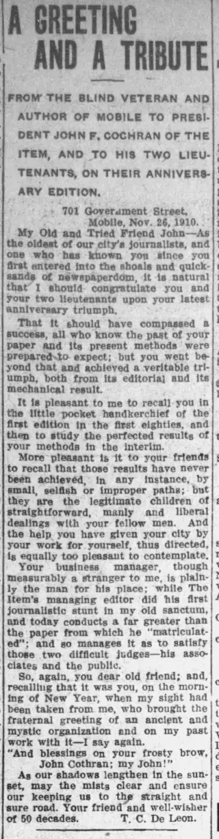 other Newspaper clipping from Nov 27, 1910 5993894