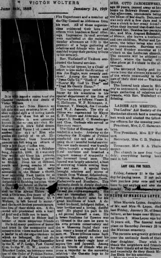 other Newspaper clipping from Jan 30, 1919 5994352