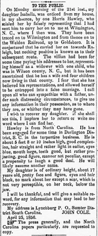 other Newspaper clipping from May 7, 1856 5995461