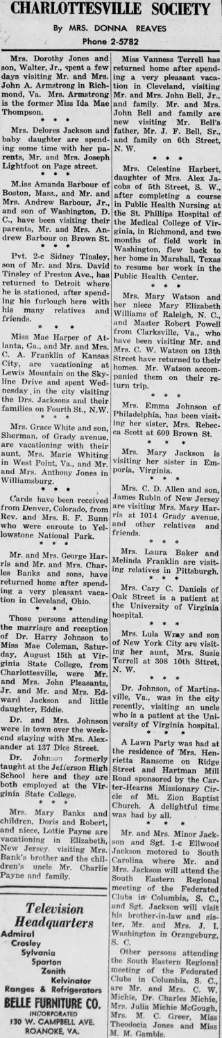 other Newspaper clipping from Aug 22, 1953 5996037