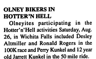 other Newspaper clipping from Aug 31, 1995 6000491
