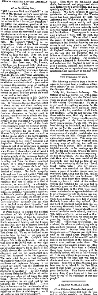 other Newspaper clipping from Nov 10, 1863 6001433