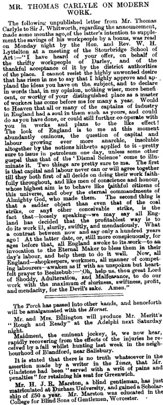 other Newspaper clipping from Jan 29, 1874 6001445