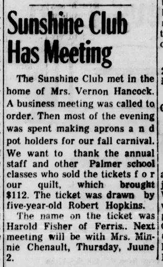 other Newspaper clipping from May 26, 1960 6001785