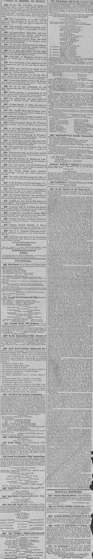 other Newspaper clipping from Nov 6, 1853 6002098