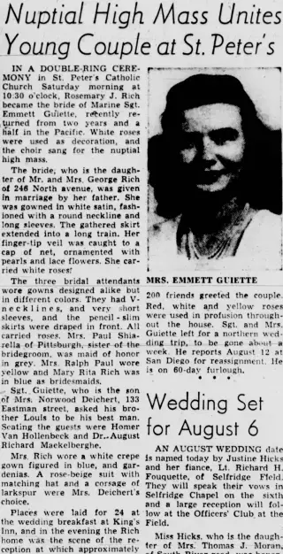 other Newspaper clipping from Jul 3, 1945 6002419