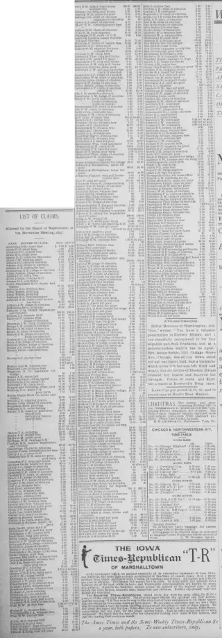 other Newspaper clipping from Nov 18, 1897 6002466