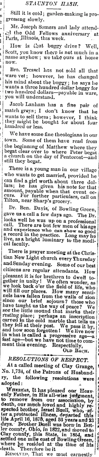 other Newspaper clipping from Apr 29, 1875 6003198