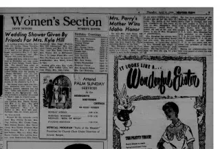 other Newspaper clipping from Apr 8, 1954 6003466