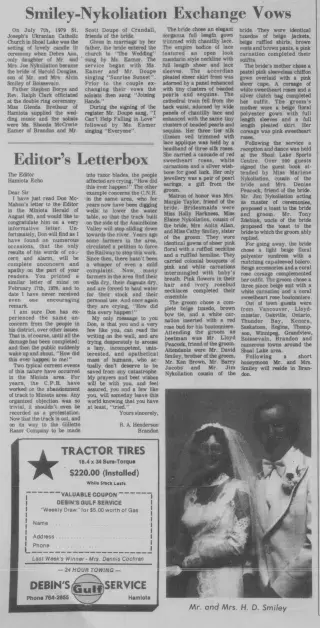 Marriage Newspaper clipping from Aug 16, 1979 6005711