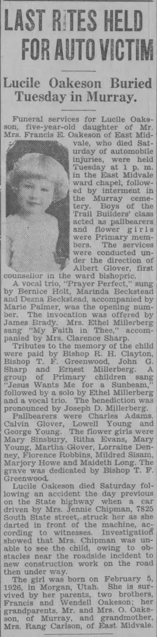 other Newspaper clipping from Aug 27, 1931 6006323