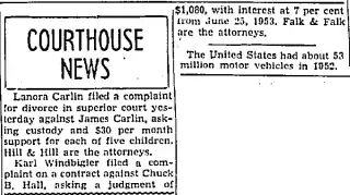 other Newspaper clipping from Nov 4, 1953 6007409
