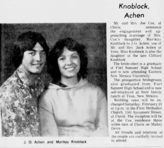 Marriage Newspaper clipping from Feb 17, 1980 6012535