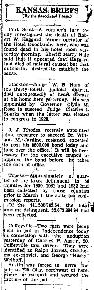 other Newspaper clipping from Apr 2, 1934 6012928