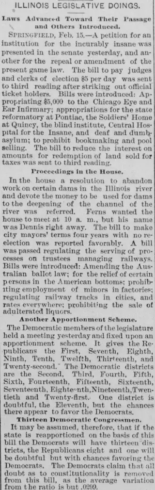 other Newspaper clipping from Feb 15, 1893 6014036