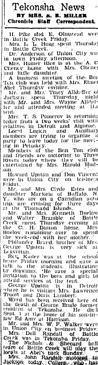 other Newspaper clipping from Sep 8, 1928 6014163