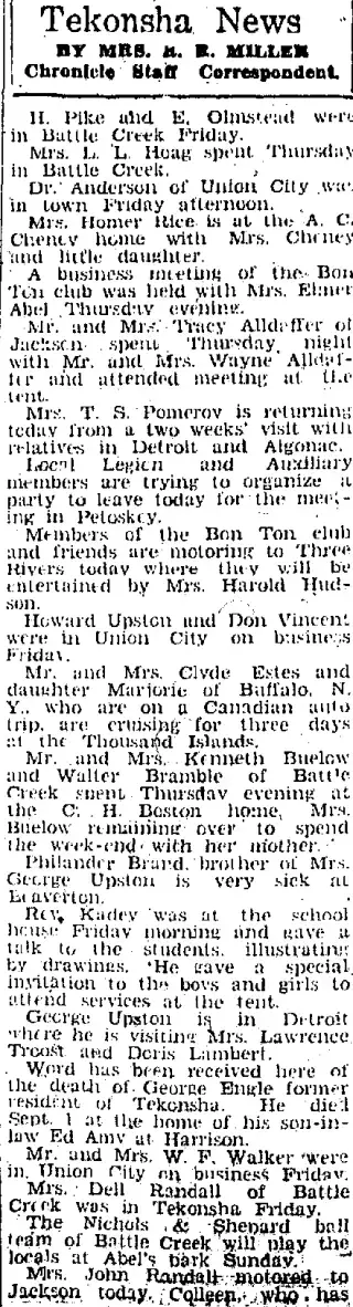 other Newspaper clipping from Sep 8, 1928 6014221