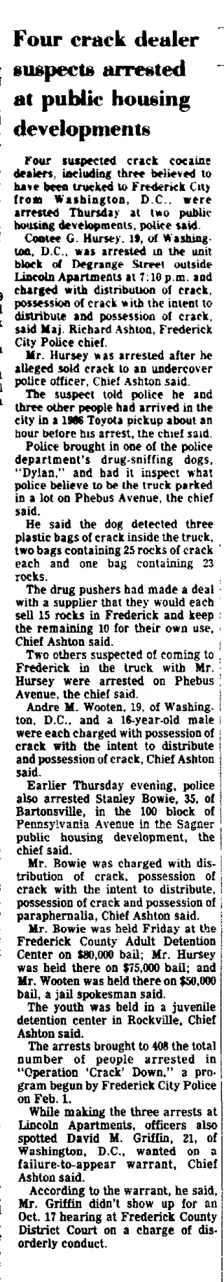 other Newspaper clipping from Nov 10, 1989 6015053