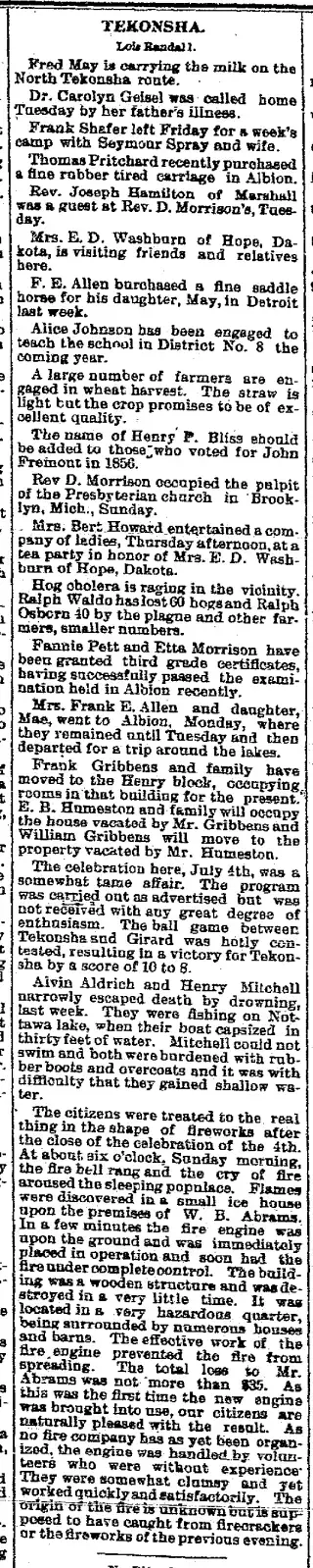 other Newspaper clipping from Jul 10, 1903 6015242