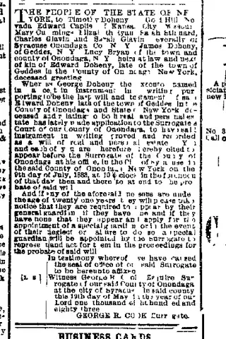 other Newspaper clipping from May 22, 1883 6016956