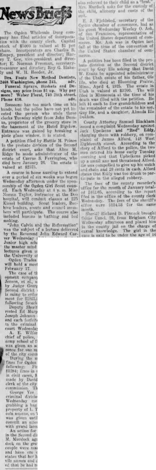 other Newspaper clipping from Feb 7, 1930 6017233