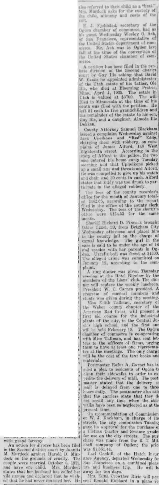 other Newspaper clipping from Feb 7, 1930 6017240