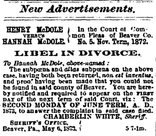 other Newspaper clipping from May 7, 1873 6017544