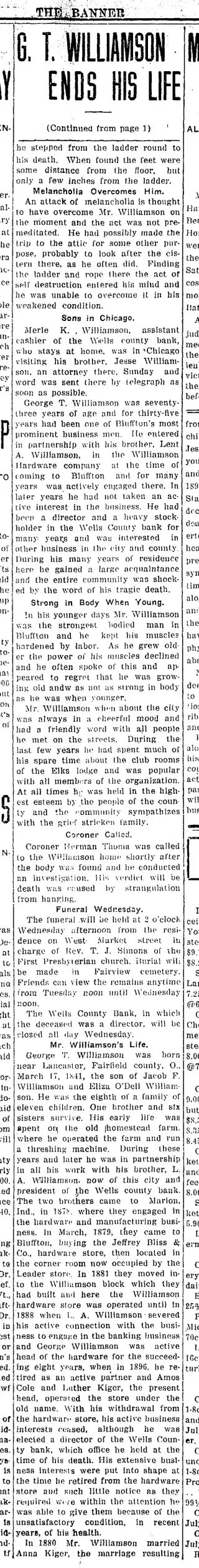 other Newspaper clipping from Feb 16, 1914 6019245