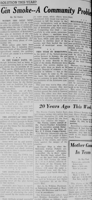 other Newspaper clipping from Sep 30, 1954 6019262