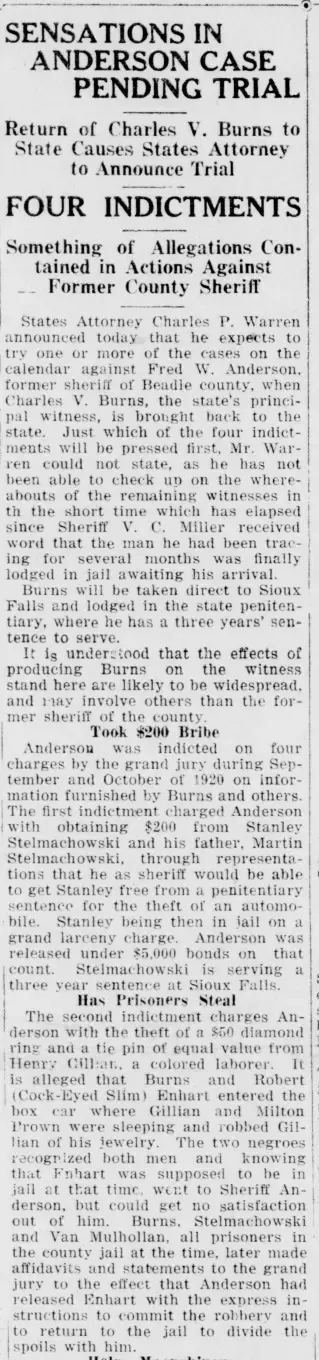 other Newspaper clipping from Jan 21, 1921 6021520
