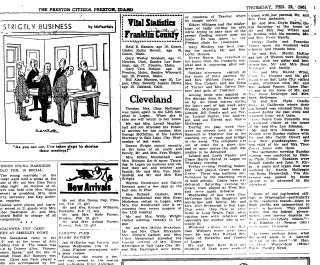 other Newspaper clipping from Feb 22, 1962 6021775