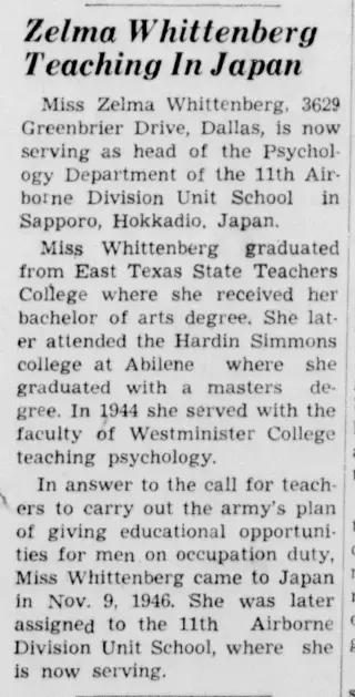 other Newspaper clipping from May 9, 1947 6023551