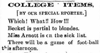 Sports Newspaper clipping from Dec 3, 1881 6023728