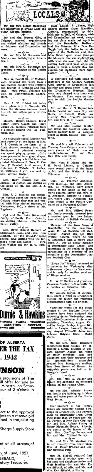 other Newspaper clipping from Aug 14, 1957 6023826