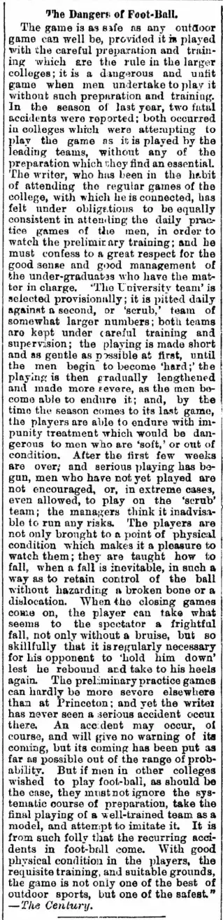Sports Newspaper clipping from Nov 11, 1887 6024306