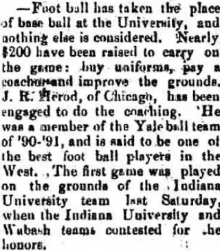 Sports Newspaper clipping from Oct 21, 1891 6024420
