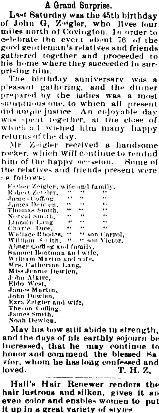 other Newspaper clipping from Mar 1, 1895 6024486